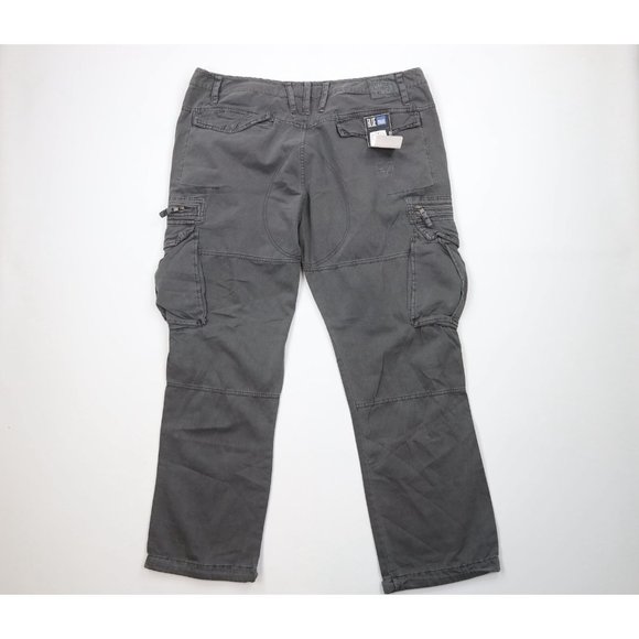 NOS Vtg 90s Marithe Francois Girbaud Mens 44x32 Regular Fit Strap Cargo Pants - Picture 8 of 12